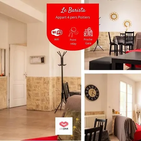 Le Barista - Grand Appart Lumineux En Centre-ville Poitiers